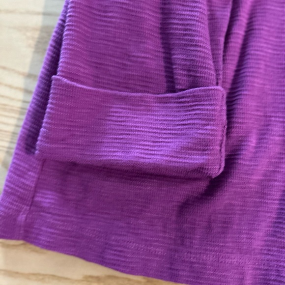 J. Jill Purple V Neck Top. Size XL Petite. - Picture 4 of 6